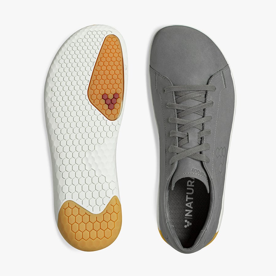 Vivobarefoot Geo Court II Vrijetijdsschoenen Heren Grijs | Nederland 0092FDNM